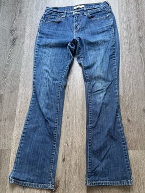 Levi’s 515 Bootcut Jeans Women’s 4 Medium Dark Wash Mid Rise Stretch Denim